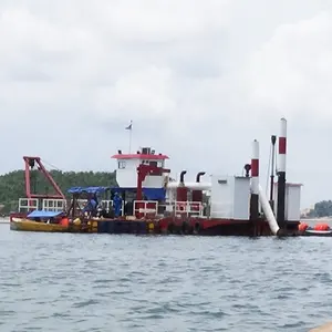 Cina draghe fiume macchina con testa di taglio per dragaggio marino
