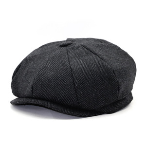 Moda gery lana su misura da uomo cap all'ingrosso duro tesa berretto - Product Image 4