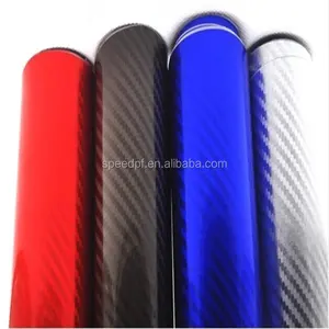 Hot sell High gloss Accessories for Cars and Motorcycles 5D / 6D Carbon Fiber Fabric Vinyl