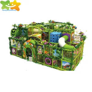 Équipement <span class=keywords><strong>de</strong></span> terrain <span class=keywords><strong>de</strong></span> jeu intérieur d'<span class=keywords><strong>occasion</strong></span> pour parc d'attractions Jungle Playground à vendre - Product Image 1