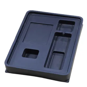 Wholesale Custom Thick Vacuum Forming Plastic Cosmetics Trays Thermoforming HIPS Plastic Display Tray 2024