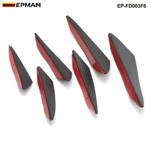 Ailerons de pare-chocs avant universels en plastique ABS, kit de carrosserie décoratif pour BMW Audi Benz EP-FD003F6 - Product Image 4
