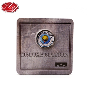 Hộp Thiếc Kim Loại Hình Vuông Lưu Niệm Thiết Kế Cổ Điển Hộp Thiếc Thủ Công - Product Image 5