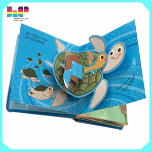 Chất lượng cao đầy màu sắc trẻ em 3D pop-up dịch vụ in ấn cuốn sách - Product Image 6