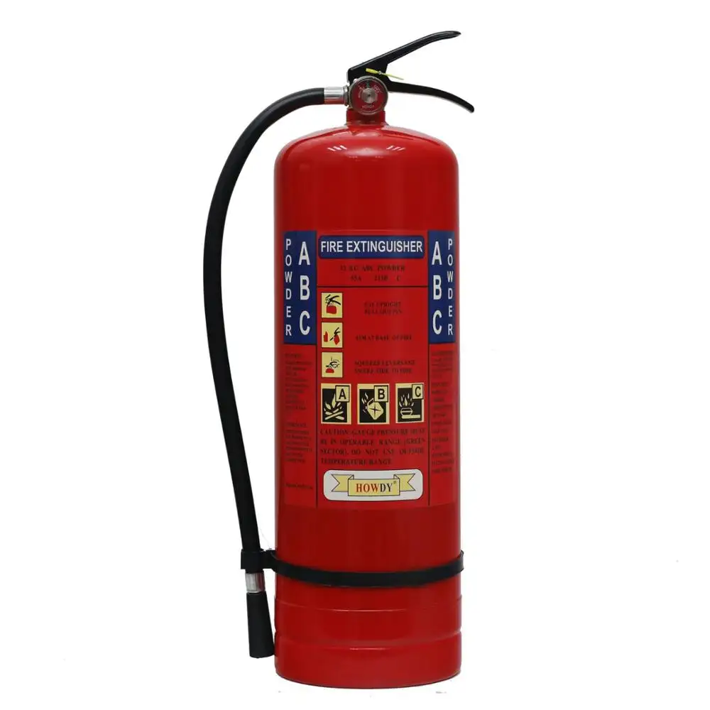 Легкий в использовании игрушечный Огнетушитель Halon Fire Dry Chemical, 12 кг, 40% ABC, сухой химический порошок, ПВХ шланг с алюминиевым соплом, сталь