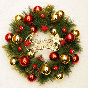 Nuovo Design Decorazione Natalizia per <span class=keywords><strong>Porta</strong></span> Ghirlanda di Palline di <span class=keywords><strong>Natale</strong></span> - Product Image 2