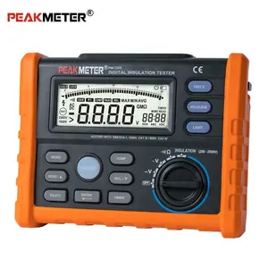 MS5205 Meteran Resisten Insulasi Digital Voltase Tinggi, Tester Isolasi Kontinuitas dan Isolasi Multimeter