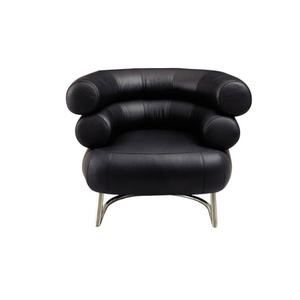 Modern eğlence paslanmaz çelik bacaklar rahat deri salon eileen Elma gri Bibendum koltuk - Product Image 4