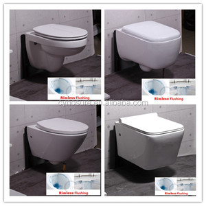 ผู้ผลิตจีน โถสุขภัณฑ์แบบแขวนผนัง ดีไซน์ร่วมสมัย รูปทรงสี่เหลี่ยม - Product Image 6