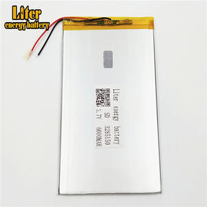 Wholesale ultra thin 3285150 6000 mAh LiPo battery <strong>3</strong>,7 V rechargeable lithium ion polymer - Product Image 2