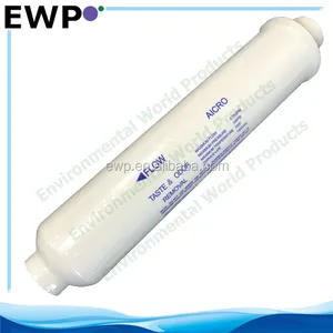 NSF certified material T33 inline water filter cartridge