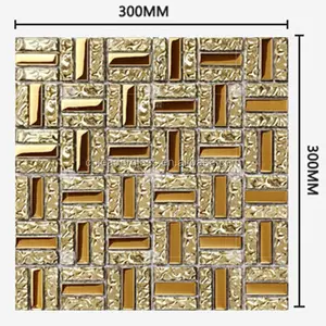 Azulejos de mosaico de Material de vidrio de diseño para cocina moderna de China