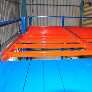 Automático ajustable de <span class=keywords><strong>Metal</strong></span> Modular sistema de estanterías de acero almacén entresuelo Rack