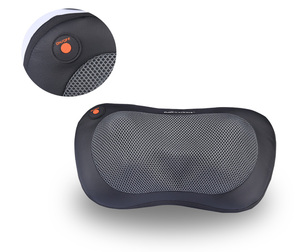 <span class=keywords><strong>Medior</strong></span>-almohada de masaje Shiatsu para el hogar, cojín de masaje de relajación corporal con calefacción eléctrica portátil, vibrador para cuello y cabeza, CC de 12V y 2A - Product Image 4