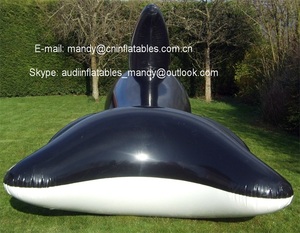 Balena Gonfiabile Gigante Nera per Pubblicità - Product Image 1