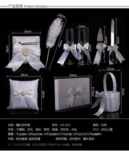 Set di cesti di fiori con fiocco in raso per <span class=keywords><strong>matrimonio</strong></span> Set di cesti di fiori - Product Image 2