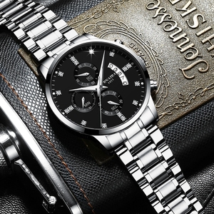 CRNAIRA relojes para hombre marca de lujo <span class=keywords><strong>reloj</strong></span> de los hombres de acero inoxidable cuarzo relojes <span class=keywords><strong>reloj</strong></span> masculino - Product Image 5