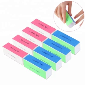 Venta al por mayor, suministros para uñas desechables, 4 caras, bloque de amortiguación de uñas, tampón personalizado - Product Image 2