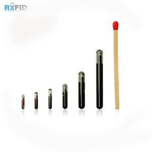 Fabriek prijs RFID microchip implantaten 1.4x8mm transponder ISO11784/785 FDX-B ICAR Certificaat pet hond kat mini spuit - Product Image 5