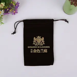 Drawstring Pouches Gift High Quality Custom Velvet Drawstring Bags Gift Pouch Wholesale Velvet Bag Jewelry Bags
