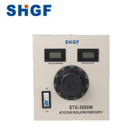 Nouveau type de variateur de tension automatique monophasé AC STG 5000 Watt, transformateur pour utilisation en laboratoire