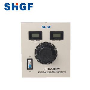 Regulador de Voltaje Automático de CA Monofásico de Nuevo Tipo <span class=keywords><strong>STG</strong></span> de 5000 Vatios, Transformador Variac para Uso en Laboratorio - Product Image 2
