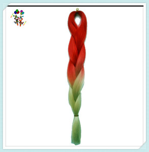 Le signore a buon mercato colorano i pezzi di capelli sintetici Jumbo lunghi trecce HPC-1433 - Product Image 5