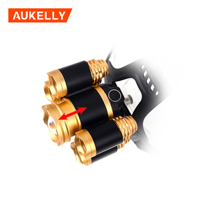 Đèn Pha 5 <span class=keywords><strong>Led</strong></span> Chống Nước 10000LM <span class=keywords><strong>T6</strong></span> Đèn Pin Câu Cá Sạc Được 4 Chế Độ 18650 Có Thể Thu Phóng Đèn Pha Mũ Bảo Hiểm An Toàn - Product Image 5