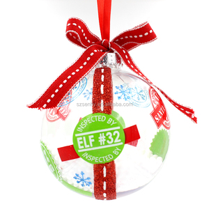 Décoration suspendue, <span class=keywords><strong>boules</strong></span> <span class=keywords><strong>transparentes</strong></span>, bricolage, ornement de Noël, boule en plastique transparente - Product Image 5