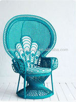 Fauteuil en Rotin Canne Paon Fait Main Nouveau Design