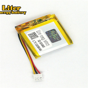 Socket 2.5-3 P 3.7 V 804040 1800 mah high quality Li-ion Rechargeable Lithium polymer battery voltage Li- po li-polymère battery - Product Image 2