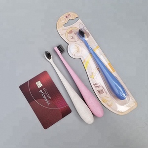 Paille De blé Batte De Baseball 1-3 Ans Enfants Brosse À Dents avec petite tête de brosse, Nouveau Modèle enfants brosse à dents