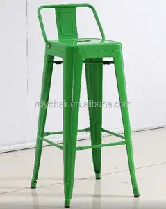 reinforce bar chair with armrest high legs tall chair