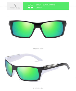 DUBERY D186 alta calidad hombre UV400 gafas de pesca clásicas TAC gafas de sol polarizadas hombres ciclismo deporte gafas de sol con estuche - Product Image 6