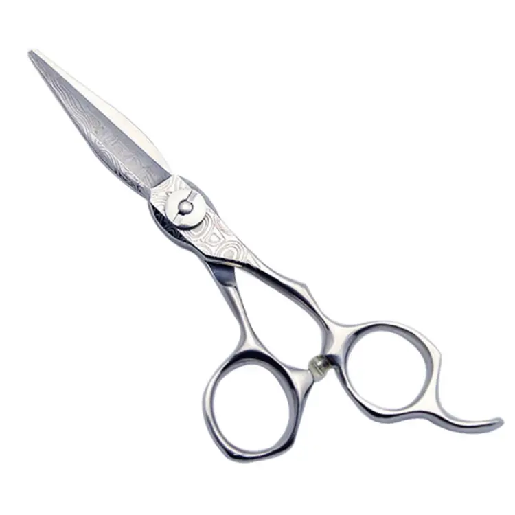 Damascus Steel Tattoo 440c hair scissors U403