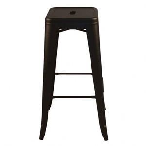 Kursi Bar tinggi besi kursi industri <span class=keywords><strong>Vintage</strong></span> bangku Bar logam dapat ditumpuk - Product Image 2