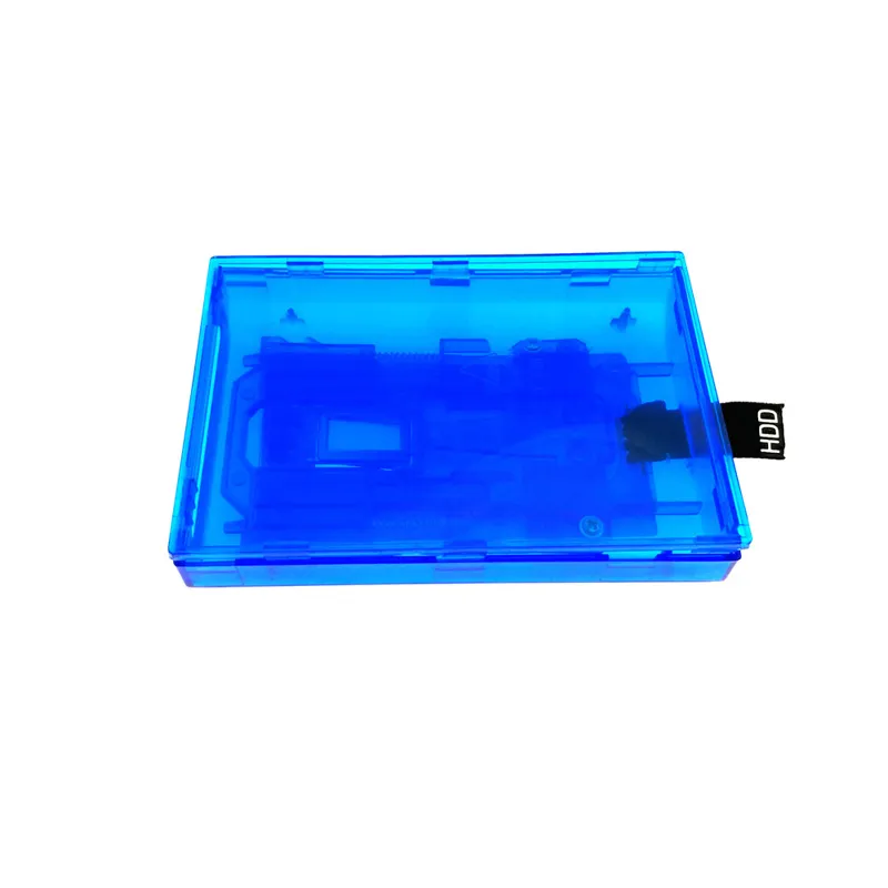 Clear Blue/Red Hard Drive 인클로저 교체 Case 쉘 대 한 × Airform 360 Slim Console Hard Drive HDD Case