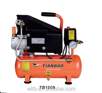 Kompresor Udara Mini Portabel Murah TIANBAO TB-1009 1HP/0.75KW 42*1MM 2800r/min 124L/min 9L Harga Pabrik