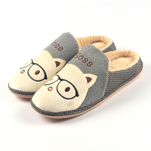 Zapatillas de Dibujo Animal de Algodón para Novios de Alta Calidad Par invierno de 2015 - Product Image 4