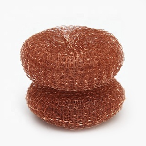 18G * 3 Cái Bếp Đồng Tráng Scourer/Copperized Scrubber Cọ Rửa <span class=keywords><strong>Pad</strong></span> Cho Hộ Gia Đình Làm Sạch - Product Image 5