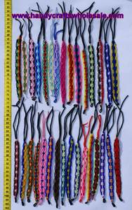 Bracelets d'amitié africains en macramé tissé à la main, bijoux en vrac, vente en gros, Lots de royaume-uni - Product Image 2