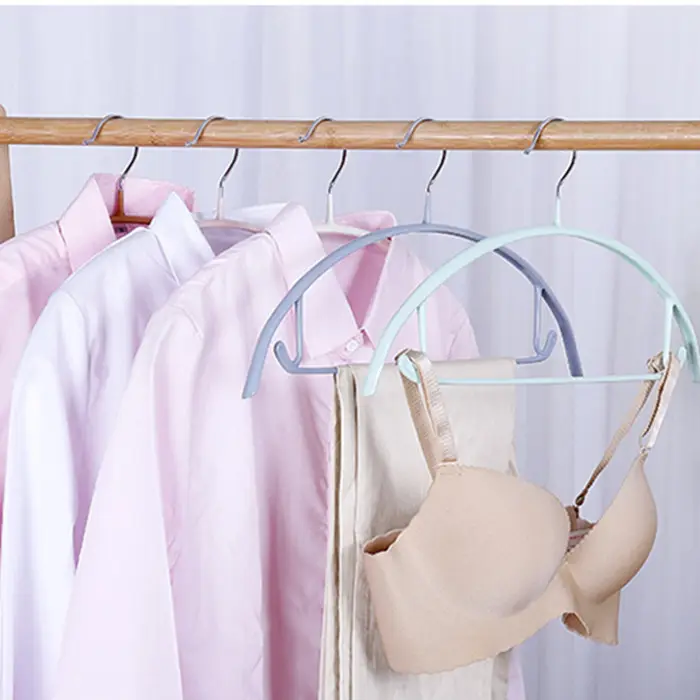 Yüksek kaliteli plastik çocuk bebek takım kıyafet manto askısı otel giysiler islak kurutma elbise askısı