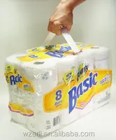 Enkelzijdige Carry Tape Lijm Handvat Wit Voor Papier Of Toiletpapier Packs, 200 Handgrepen Per Bundel