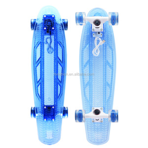 Nouvelle planche à roulettes LED transparente avec plateau lumineux et roues LED clignotantes - Product Image 5