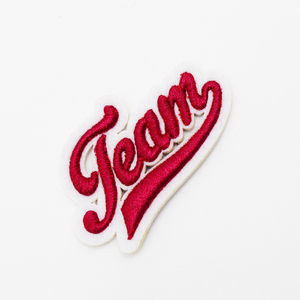 Parche bordado de <span class=keywords><strong>Color</strong></span> liso con letras 3D personalizadas al por mayor para decoración de ropa letras bordadas en caliente - Product Image 5