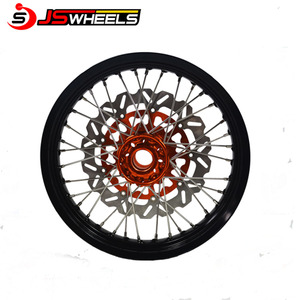 Supermoto 17 * <span class=keywords><strong>3</strong></span>.5 "/17*5.0" Tamaño 36 orificios <span class=keywords><strong>KTM</strong></span> EXC300 EXC400 EXC500 Motocicleta <span class=keywords><strong>Ruedas</strong></span> - Product Image 1