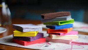 Serviettes <span class=keywords><strong>en</strong></span> papier <span class=keywords><strong>Origami</strong></span>, décoratives <span class=keywords><strong>de</strong></span> fête <span class=keywords><strong>de</strong></span> mariage, pièces - Product Image 6