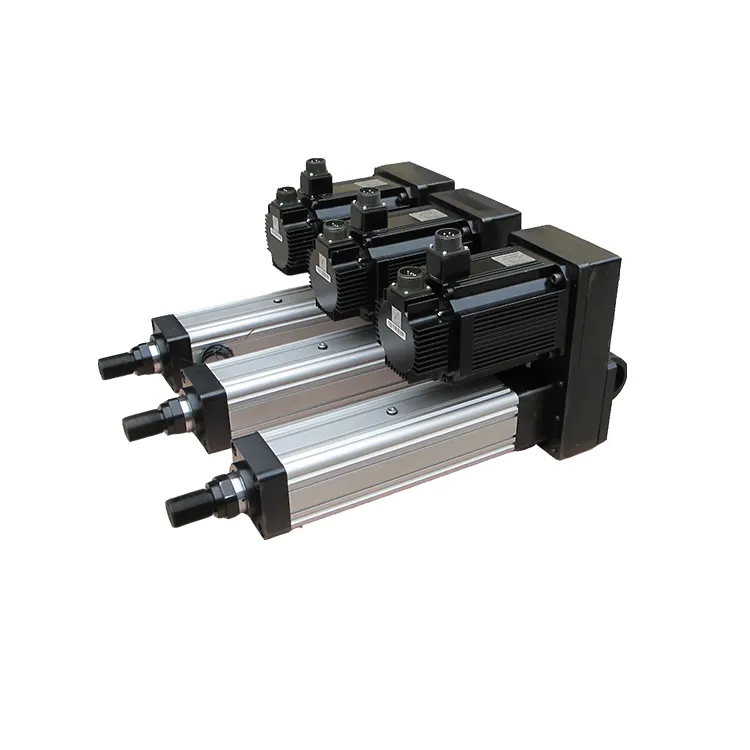 Servo Listrik Cylinder Actuator Kekuatan 250kgs untuk 3DOF Motion Platform