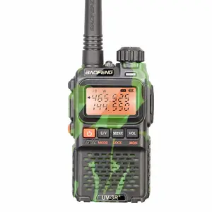 Baofeng Mini UV-3R + plus taxi 2 way radio BAOFENG dualband radio uv-3r plus camo 136-174/400-470 MHz draadloze walkie talkie