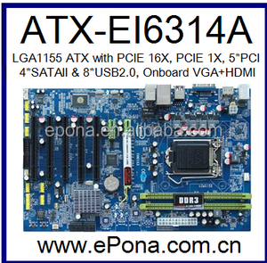Intel <span class=keywords><strong>LGA1155</strong></span> I3, I5, I7 поддерживает блок питания <span class=keywords><strong>ATX</strong></span> материнская плата на основе Intel H61 для промышленного контроля <span class=keywords><strong>ATX</strong></span>-EI6314A - Product Image 3